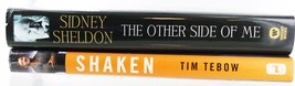 2 Books. Shaken by Tim Tebow and Other Side Of Me by  Sidney Sheldon. Ha... - $9.90