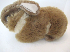 Vtg Fiesta natural laydown bunny rabbit plush 1998 15&quot; - £21.21 GBP