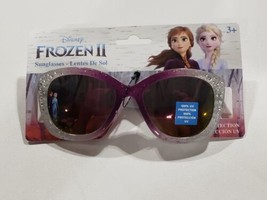 Disney Frozen Ii Anna Elsa Girls 100%UV Shatter Resistant Rhinestone Sunglasses - £5.60 GBP