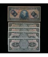1942-1959 Brazil &amp; Mexico 5-Notes Currency Lot Cruzeiros &amp; Pesos - $1,058.63 MXN