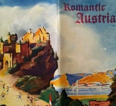 Austria Travel Booklet 1930s Vintage Romantic Land Of Lordly Traditions With Map - £23.23 GBP