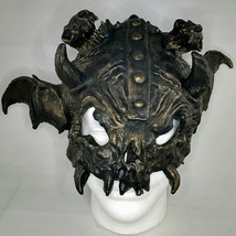 American Mask and Novelty Co vintage skull helmet monster Halloween cosplay - £23.53 GBP