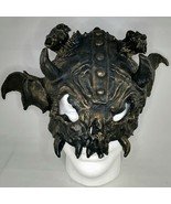 American Mask and Novelty Co vintage skull helmet monster Halloween cosplay - £22.80 GBP