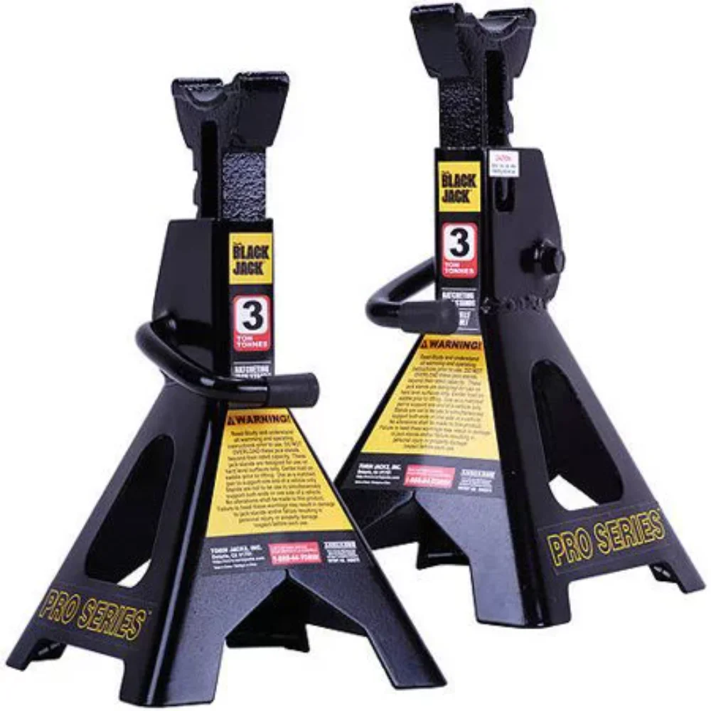 Torin 3 Ton Jack Stands, Black, T43002W Lathe Tools   Chuck  Quick Chang... - £47.92 GBP