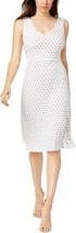 Vince Camuto Womens Crisscross Back a Line Dress Size Small Color New Ivory - £69.12 GBP