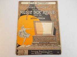 Vintage Sheet 1923 Little Butterfly From Music Box Review 1923-1924 Irving Berli - £7.13 GBP