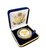 U S AIR FORCE SR-71 BLACKBIRD Challenge Coin With Blue Velvet Case - $493.09 MXN