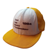 1984 Farm &amp; Ranch Tournament Trucker Mesh Snapback Trucker Ball Cap Hat ... - $37.57