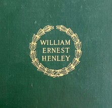Poems By William Ernest Henley 1926 HC Antique Poetry Works Collection WHBS - £31.44 GBP