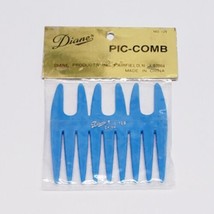 VINTAGE DIANE HAIR PIC COMB NO. 129 (NEW OLD STOCK) BLUE FAIRFIELD N.J. - £10.93 GBP