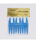 VINTAGE DIANE HAIR PIC COMB NO. 129 (NEW OLD STOCK) BLUE FAIRFIELD N.J. - $13.75