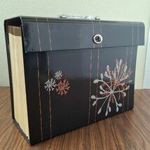 Vtg Portable Accordion 19 Pocket Bill Organizer Expandable Folder File C... - $24.95