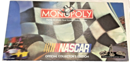 Monnopoly Game NASCAR Collectors Edition 1997 Hasbro Board Game Collector&#39;s Ed - £16.81 GBP