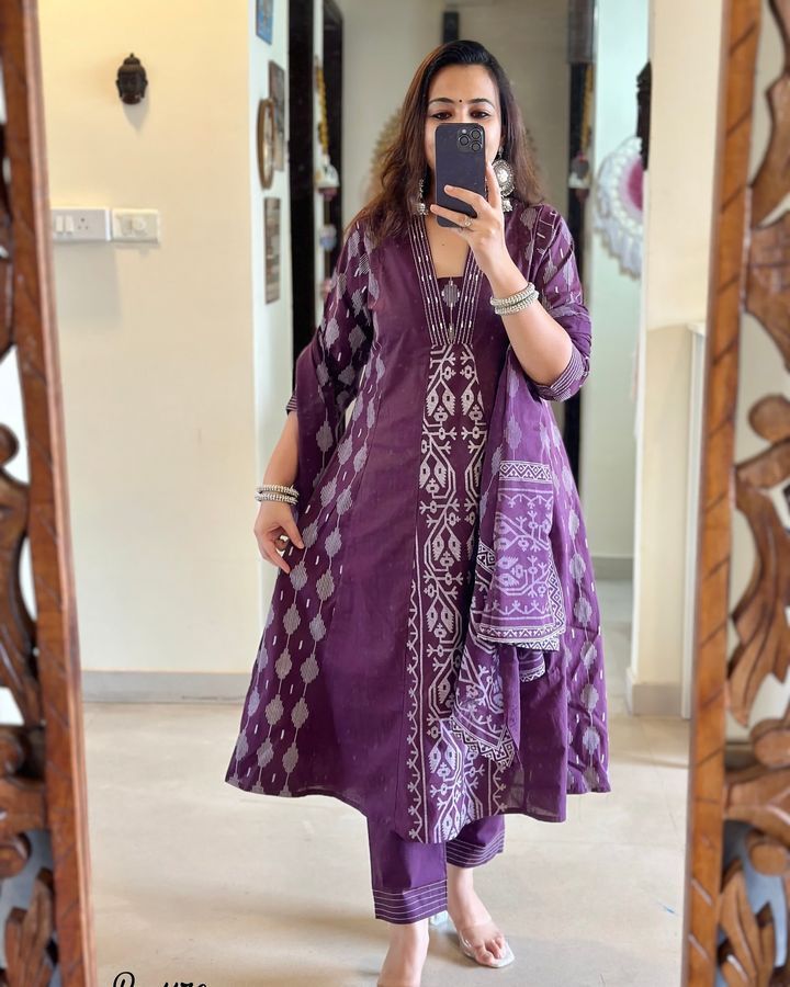 Indian Designer Salwar Kameez, Readymade Party/Ethnic Cotton kurti gift for her