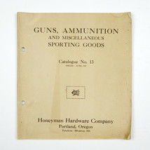 Antique 1937 Hardware Catalogue Honeyman Portland OR vtg Guns Sporting Goods - £26.47 GBP