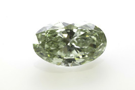 Chameleon Diamond - 1.50ct Natural Loose Fancy Green Yellow diamond GIA Oval SI2 - £8,960.22 GBP