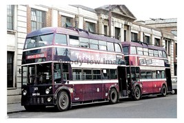 ptc6897 - Berks - Reading Trolley Buses outside Mill Lane Depot - print 6x4 - $2.80