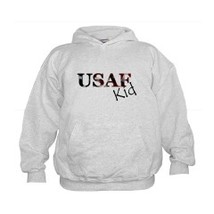 USAF Kid (Flag) Kids Hoodie - £20.60 GBP