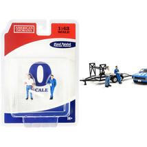 Tim and Larry Mechanics Set of 2 Figurines for 1/43 Scale Models by American ... - £16.49 GBP
