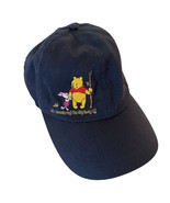 Disney Cap Hat Navy Winnie The Pooh Wondering The Day Away Embroidered H... - £15.01 GBP