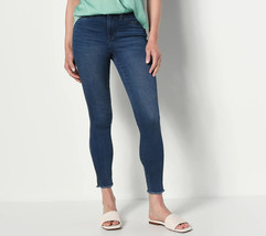 Laurie Felt Silky Denim Ankle Skinny Jeans Dark Vintage Petite X-LARGE - £31.03 GBP