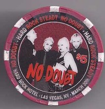 $5 Hard Rock Hotel Vegas Casino Chip No Doubt 2002 - £11.84 GBP