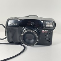 Canon Sure Shot 80 Tele Date SAF 35mm Point and Shoot Film Camera Broken Shutter - £12.35 GBP