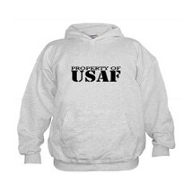 Property of USAF Kids Hoodie - £20.60 GBP