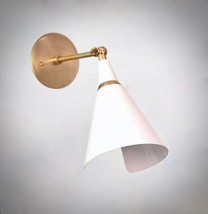 Vintage Inspired SCICCOSO BEBE Brass Wall Sconce Lamp Light , Handcrafted Wall - £70.58 GBP