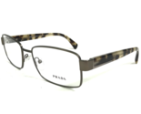 Prada Eyeglasses Frames VPR 53R TFQ-1O1 Grey Tortoise Square Full Rim 54... - £77.84 GBP
