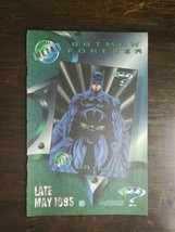 1995 Batman Forever DC Fleer Ultra Trading Cards Full Page Original Ad 1221 A2 - £5.30 GBP