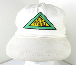 Vintage Triad Transformers Electronics Hat Strapback White Cap Logo Flat... - $9.85
