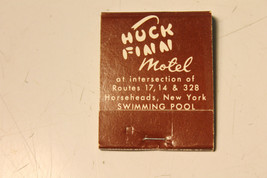 Vintage Match Book Hotel Advertising Huck Finn Motel Horseheads New York Ny - £11.95 GBP