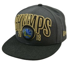 Golden State Warriors NBA Champions 9FIFTY Gray Snapback Hat by New Era - £17.42 GBP