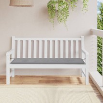  Garden Bench Cushion Gray Oxford fabric (100% polyester) - $57.91