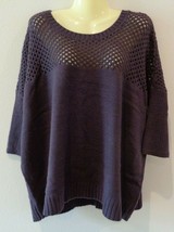 Bar III Size Small to Medium Purple Wool New Womens Sweater - £53.97 GBP
