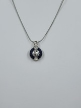 Tova for Diamonique &amp; Simulated Sapphire Pendant Sterling - £74.44 GBP