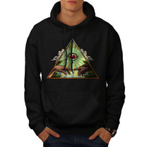 Wellcoda Famous Art Touch Mens Hoodie, Triangle Casual Hooded Sweatshirt - £25.23 GBP+