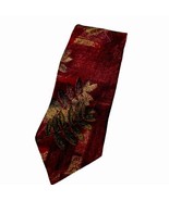 Ermenegildo Zegna-[Disegno Esclusivo]-100% Silk Tie Leaf Fall Red - $56.10