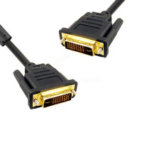 Dvi-D Male 24+1 Pin To Male Video Monitor Cable Cord Adapter Converter 1... - £12.57 GBP