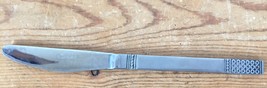 Vtg Mid Century Modern MSI Danika Japan Stainless Flatware Dinner Knife ... - $14.84
