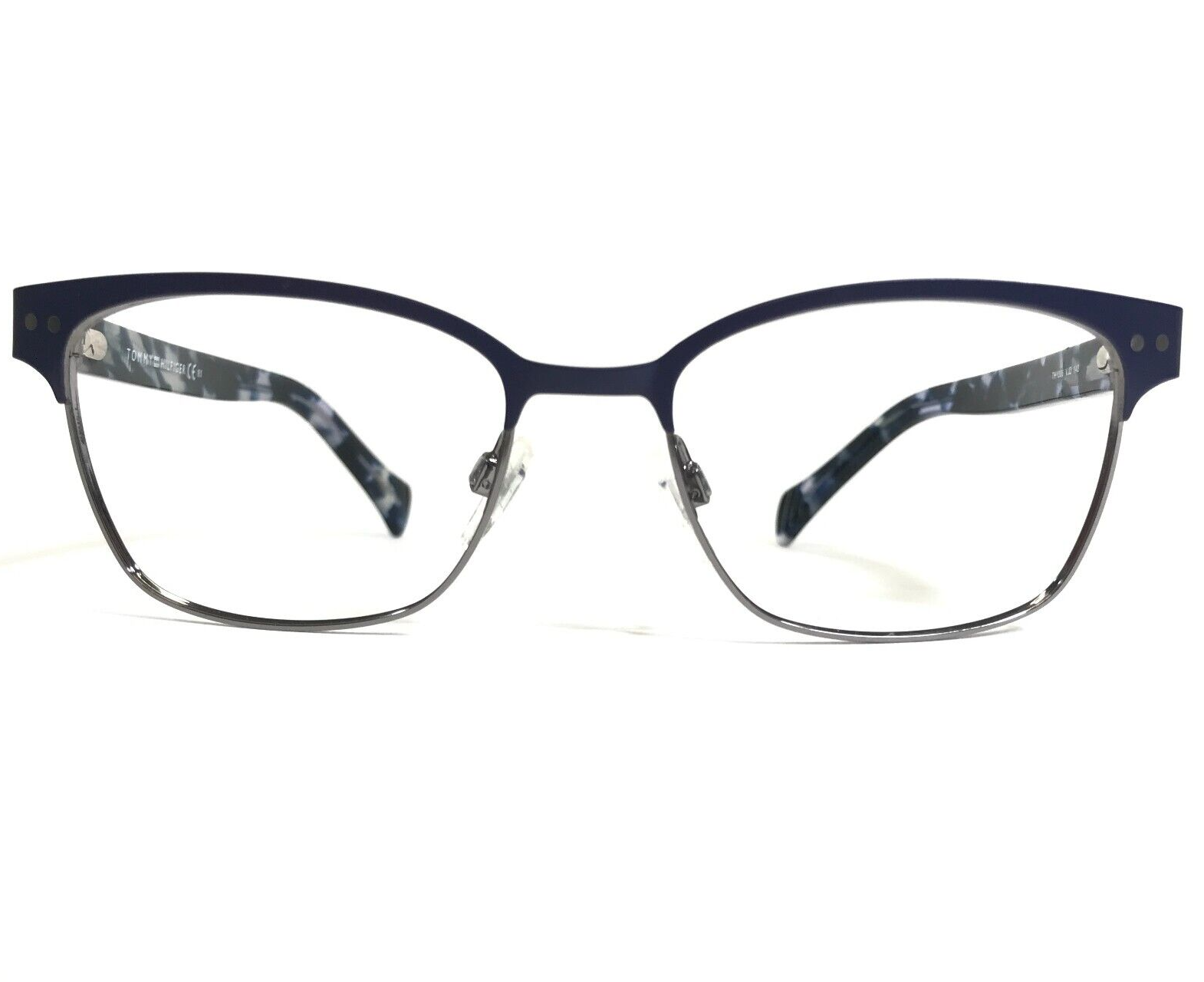 Primary image for Tommy Hilfiger Eyeglasses Frames TH 1306 VJD Blue Silver Tortoise 52-17-140