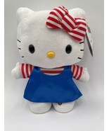 Hello Kitty Patriotic Musical Side Stepper/Greeter Fourth Of July Plush - £30.15 GBP