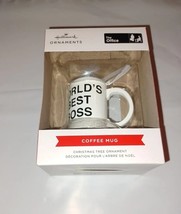 Hallmark Ornament - The Office - World’s Best Boss Mug Dunder Mifflin - ... - $13.99