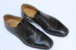 J. Murphy By Johnston Murphy Novick Black Cap Toe Mens Dress Shoes Size 14M - £31.67 GBP