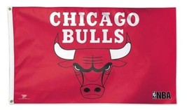 Chicago Bulls Custom Flag 3X5Ft Polyester Banner USA Digital Print - £12.48 GBP