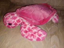 Aurora Destination Nation Turtle Plush 12&quot; Pink Sea Animal Stuffed Toy 2019... - $16.83