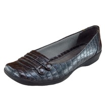 LifeStride Size 7.5 Flat Shoes Black Synthetic Women M Dual - $19.79