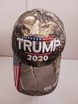 Donald Trump 2020 Keep America Great USA Camo Camouflage Adjustable Cap Hat - £11.86 GBP