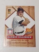 Harmon Killebrew Minnesota Twins 2001 Topps Post 500 Home Run Club HOF Card #6 - £0.77 GBP